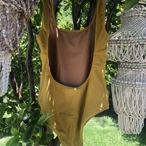 Nu Swim Low Back One Piece Swimsuit